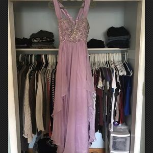 Light purple prom dress